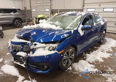 2016 Honda Civic Ex-T from USA, damaged, VIN 19XFC1F37GE211240